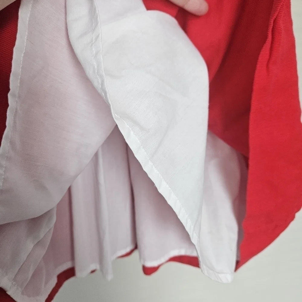 Claire & Charlie red courdroy dress size 8